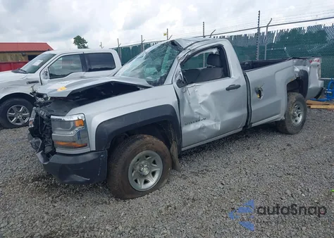 2016 Chevrolet Silverado 1500 Ls/Wt из США, поврежденный, VIN 1GCNKNEH3GZ212974